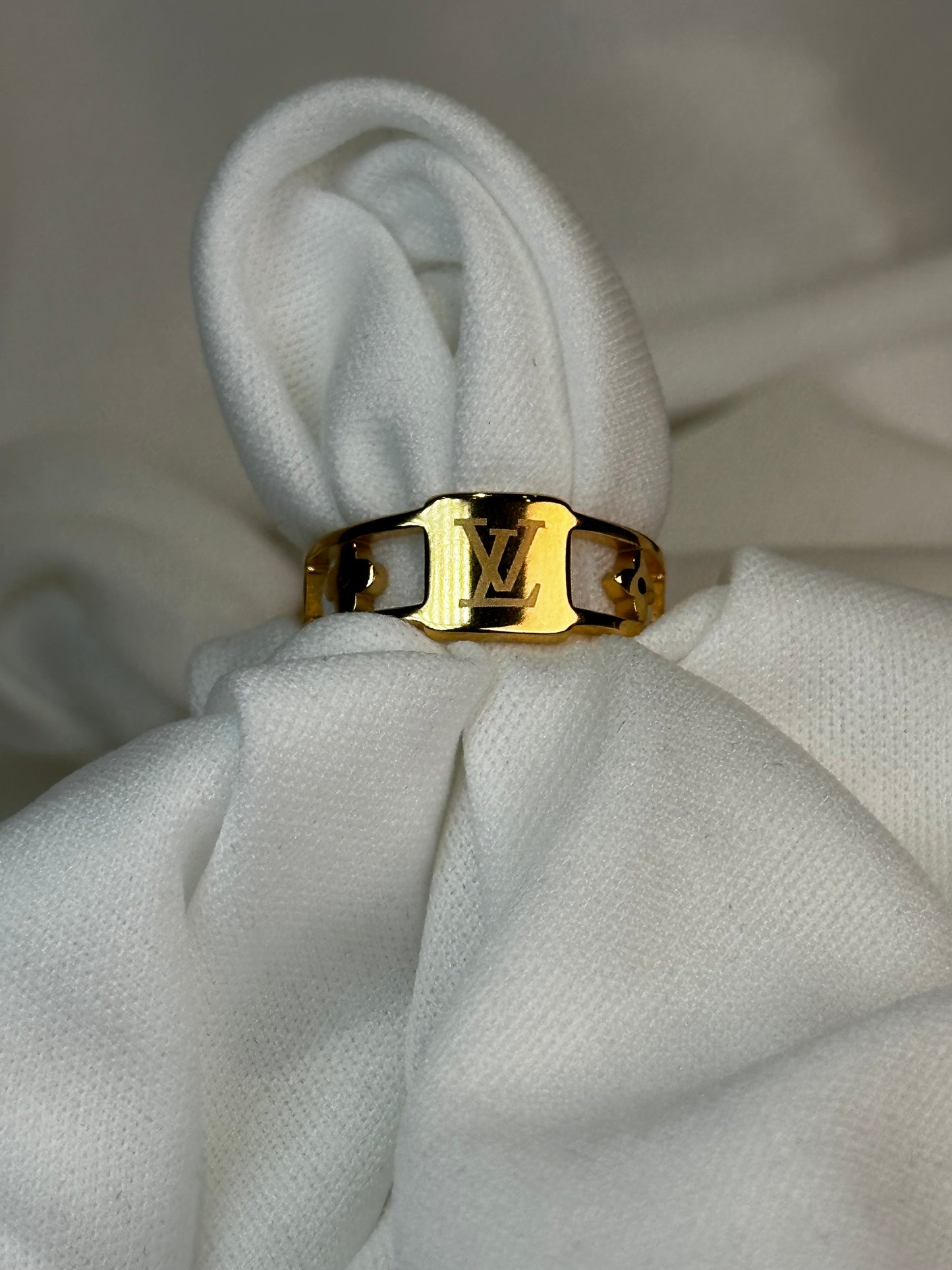 LV Square Lock Ring (Gold, & Rose Gold)