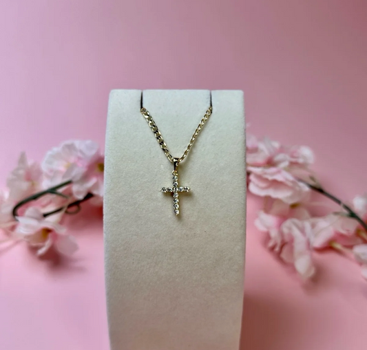 Mini bling cross