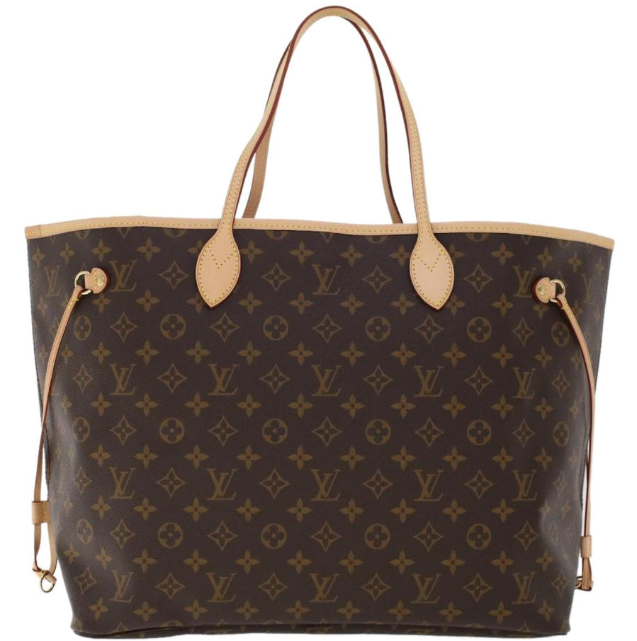 LV, Neverfull Inspired Tote (Tan, & Brown)