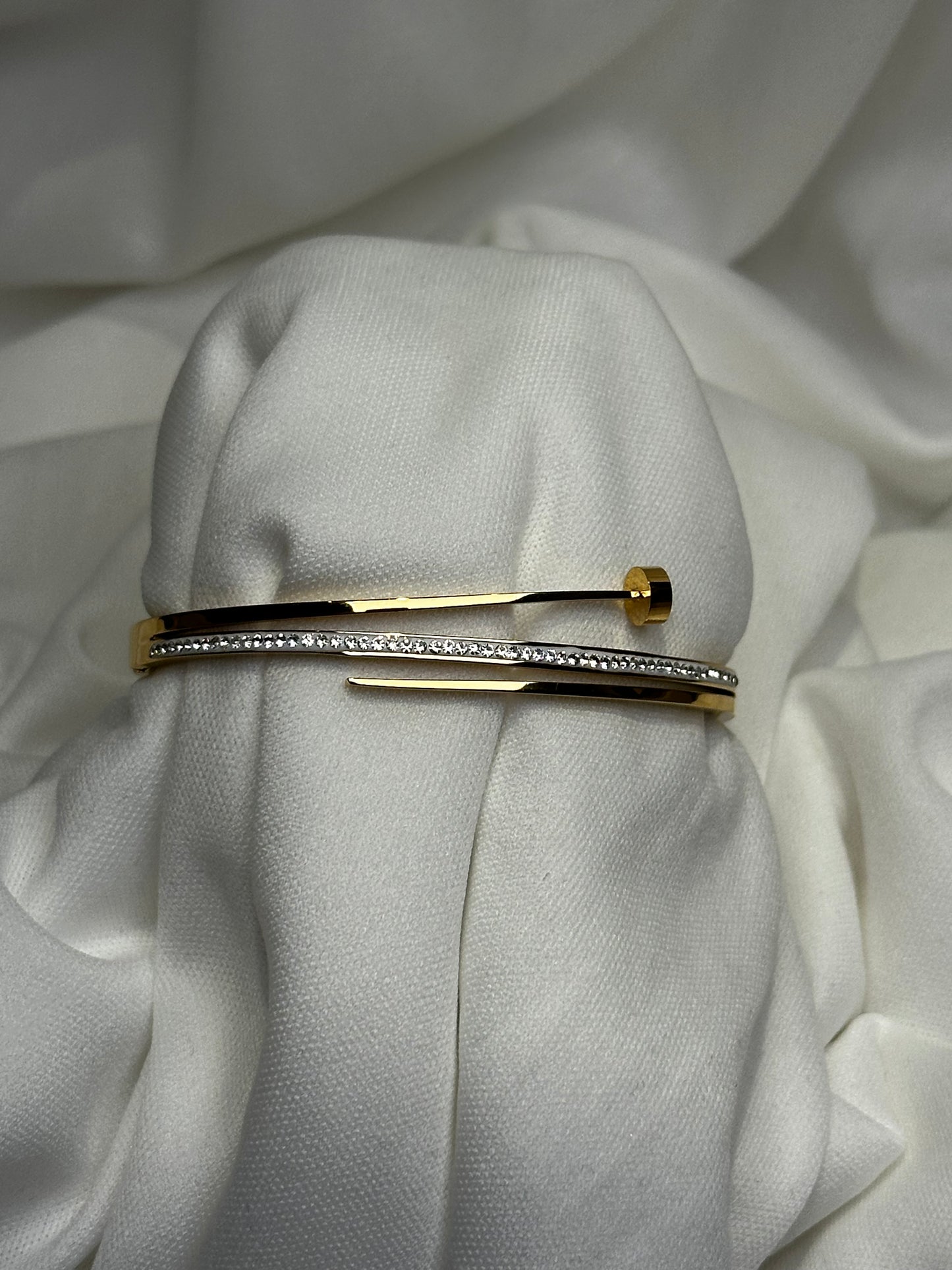 Cartier Nail Bracelet Inspo, Thin