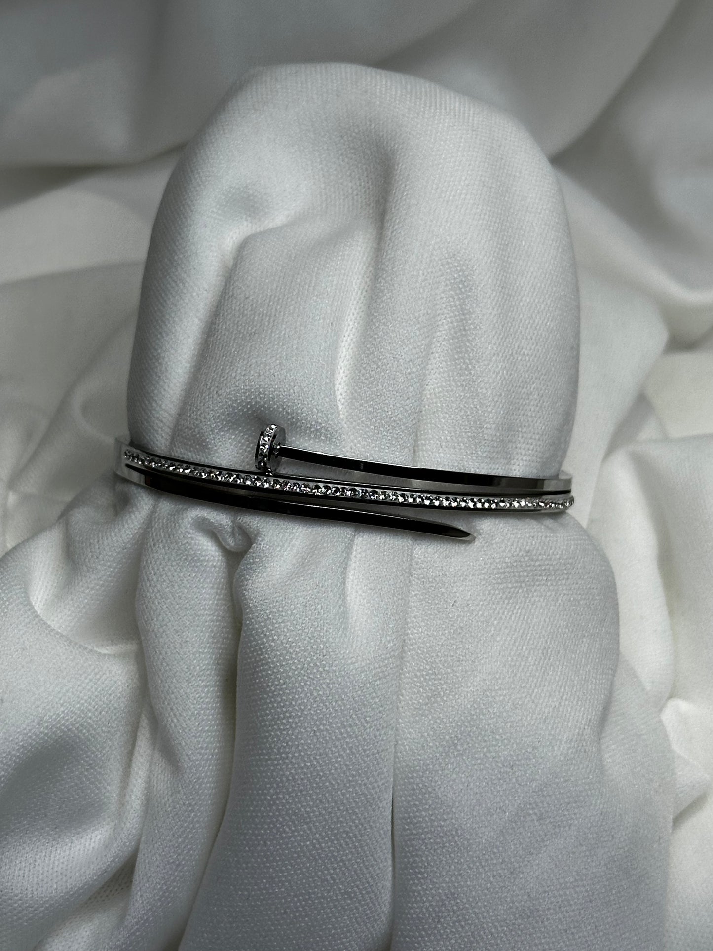 Cartier Nail Bracelet Inspo, Thin