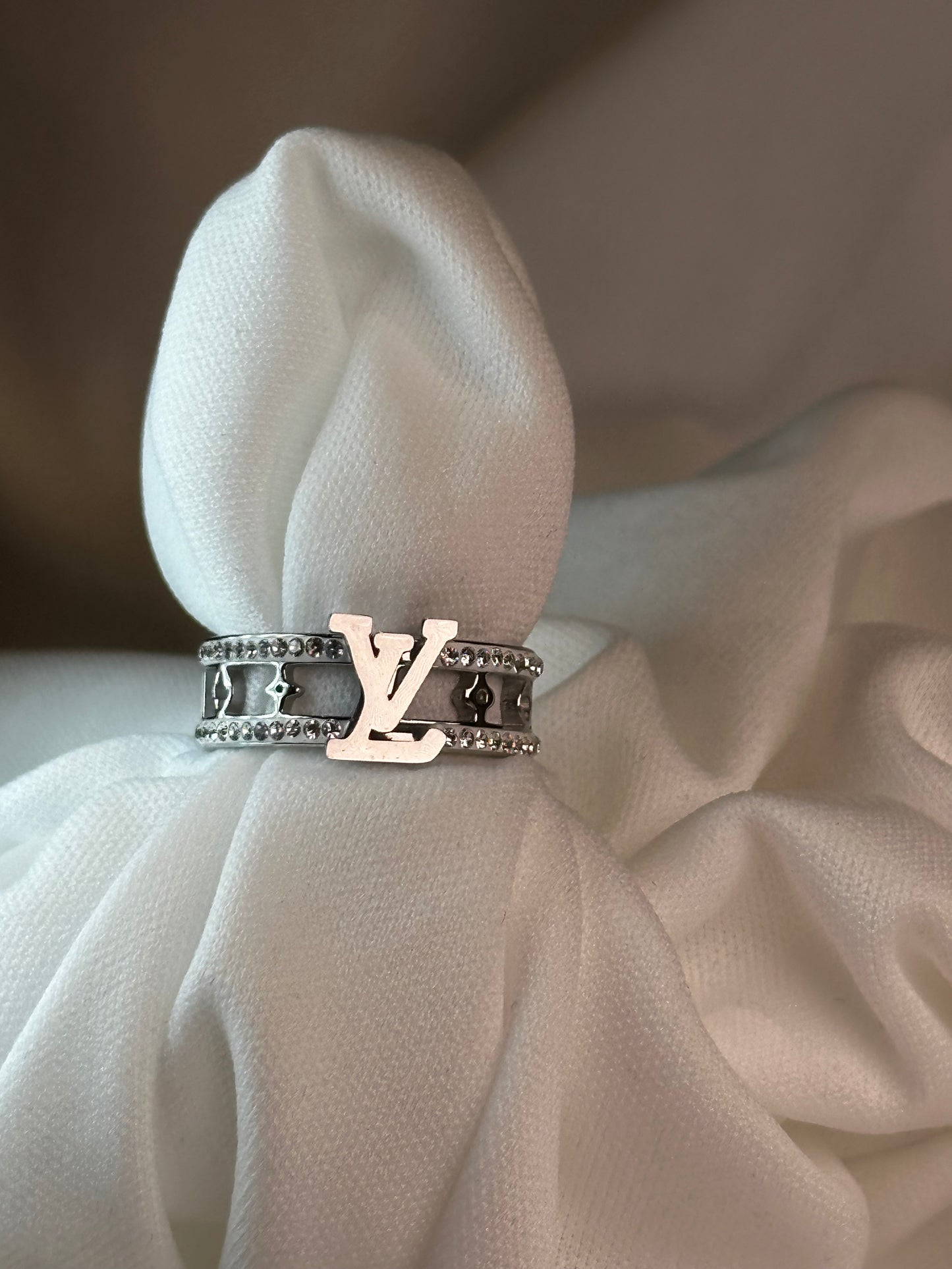LV Cutout Ring (Gold, & Silver)