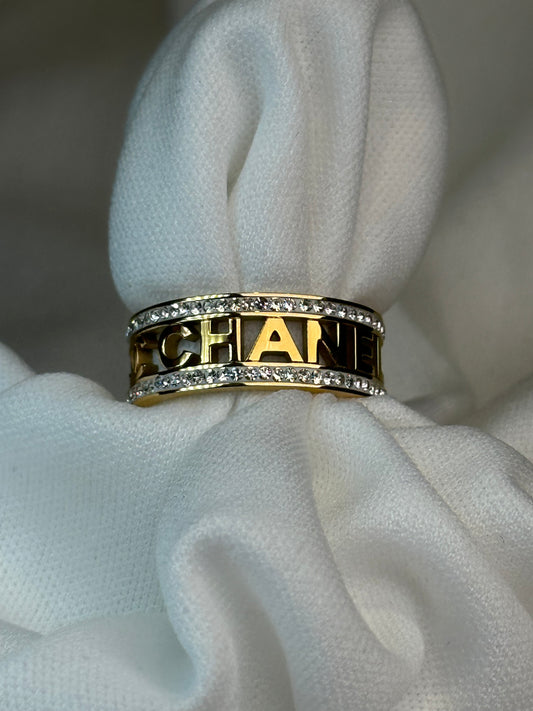 CHANEL RING (Gold & silver)