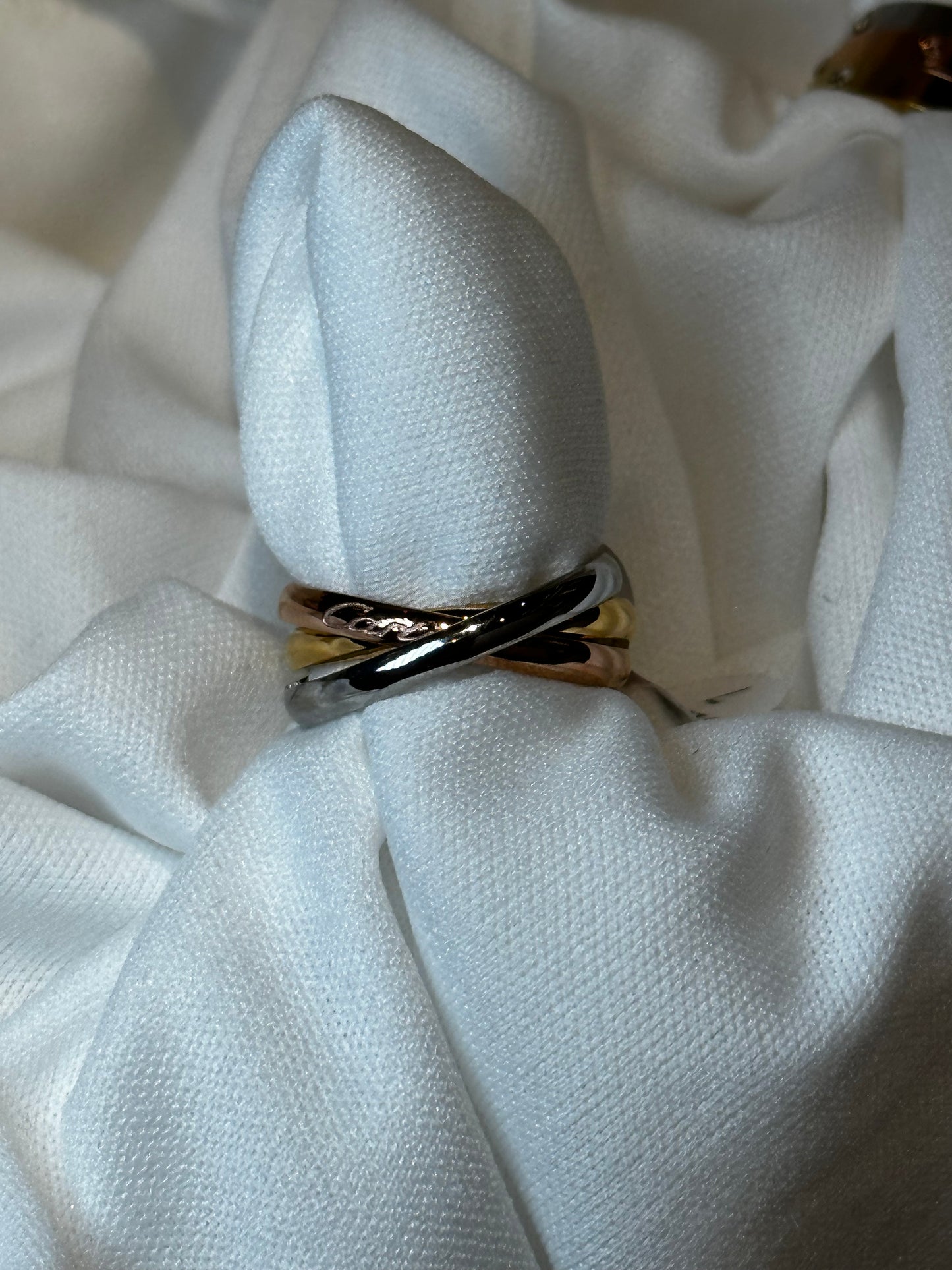 Tri-Color Cartier Rings