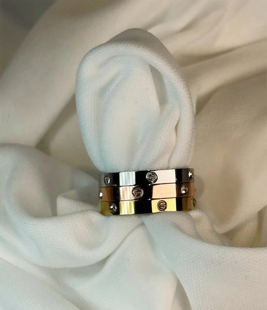 Tri-Color Cartier Rings