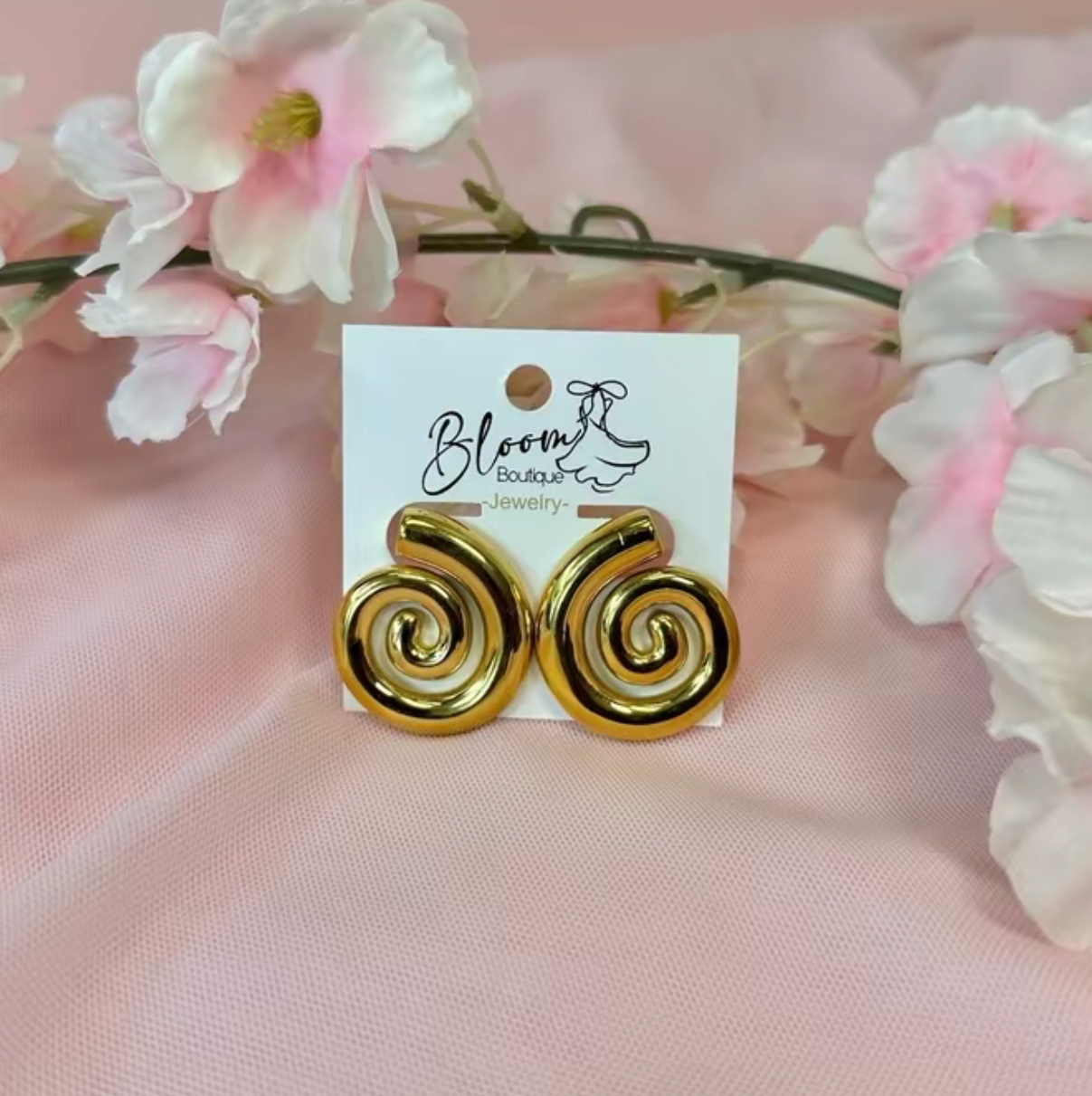 Spiral earrings